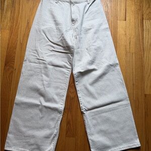 Universal Thread Striped White Pants